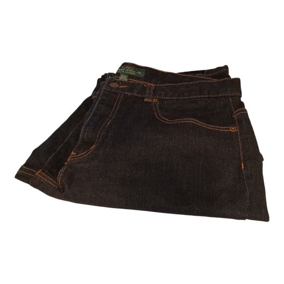Lauren Ralph Lauren Women's High Rise Dark Wash Bootcut Jeans Blue Size 12 EUC - Picture 1 of 11